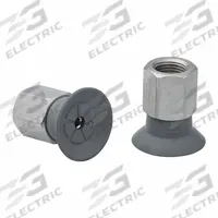 SCHMALZ Vacuum Pad Assembly: G1/8 in, 22.8 mm Pad Dia, NBR, 55 A, Gray, 23.5 mm Pad Ht (MPN 10.01.01.14119). Key specifications — attr1019168: 55 A; attr1019165: 10.01.01.14119; attr1019167: SCHMALZ; attr1019180: Gray.
