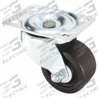 APPROVED VENDOR Plate Caster: Swivel, No Brake, Polyolefin, 2 1/2 in Wheel Dia., 1 3/8 in Wheel Wd (MPN 1UKR9). Key specifications — Brand: APPROVED VENDOR; Wheel/Tread Color: Black; Roll Up: Swivel.