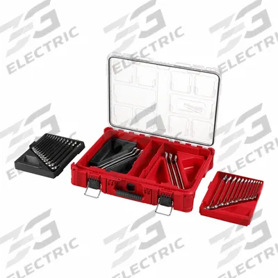 MILWAUKEE Combination Wrench Set: Alloy Steel, Chrome, 30 Tools, 15° Head Offset Angle - SAE & Metric 12-Point Combination Wrench Sets
