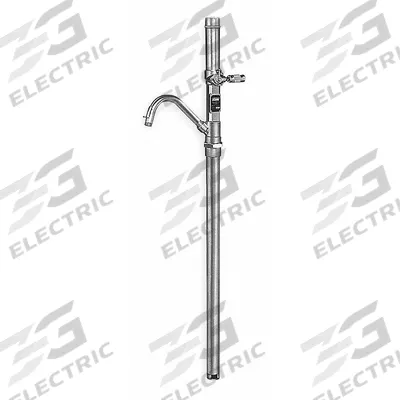 LINCOLN Air Drum Pump: Pump w/ Spout, 1:1, 20 gpm Max. Flow Rate, 120°F Max. Fluid Temp. - Standard Dispensing Piston Drum Pumps