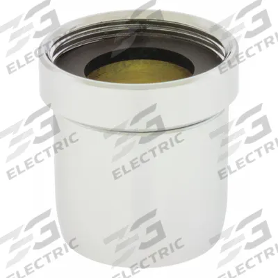 NEOPERL Outlet: 2.2 gpm Flow Rate, Laminar Flow Outlet, Brass, Chrome Finish - Faucet Aerators & Outlets