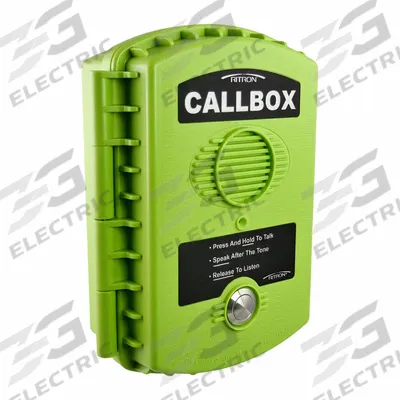 RITRON Two-Way Radio Callbox, Hinge Enclosure, VHF MURS License-Free, With Relay - Call Boxes for Two-Way Radios