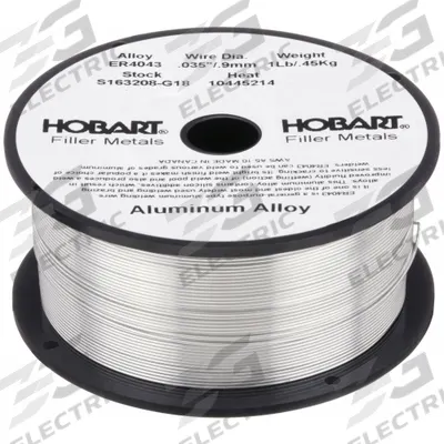 HOBART Welding Wire: Aluminum, ER4043, 0.035 in - ER4043 MIG Welding Wire