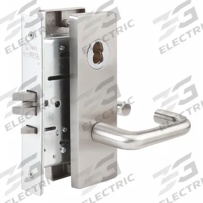 ABILITY ONE Door Lockset: Passage Lever Locksets, Stainless Steel