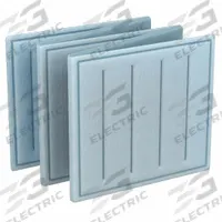 GRAINGER Link Air Filter: 20 in x 22 in x 1 in, 22 in Section Wd, 5 Sections, 2 Ply, MERV 8 (MPN 2GGV9). Key specifications — Performance Rating: MERV 8; Brand: GRAINGER; Media Material: Synthetic.