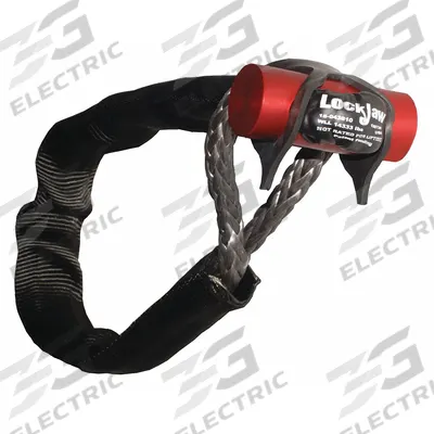 LOCKJAW Soft Shackle: 14,333 lb Working Load Limit, 43,000 lbf Breaking Strength - Load-Securing Synthetic Shackles