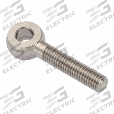 AMPG Fixed Rod End: Stainless Steel, Plain, 1 1/2 in Hole Center-to-End Lg - Stainless Steel Male Threaded Fixed Rod Ends