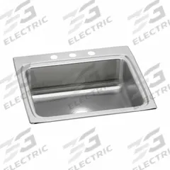 JUST MANUFACTURING Bowl Drop-In Sink: 25 in Overall Lg, 22 in Overall Wd, 8 1/8 in Bowl Dp, 1 Bowls (MPN SLF2225AR4-J). Key specifications — Brand: JUST MANUFACTURING; Color Family: Silver/Gray.