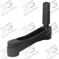KIPP Crank Handle: Steel w/ Revolving Plastic Grip, 8 mm Bore Dia, 80 mm Handle Lg (MPN K0659.3108). Key specifications — Brand: KIPP.