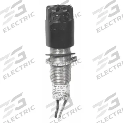APPLETON ELECTRIC Protruding Panel Light: 3/4 in Panel Mounting Size, Green - Single-Piece LED Pilot Lights