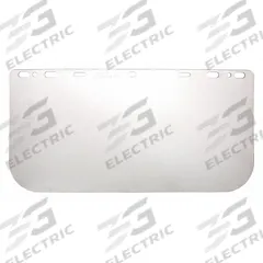 MCR SAFETY Face Shield Visor: 15 1/2 in Overall Wd, 8 in Overall Ht, 0.6 in Overall Thick, Clear (MPN 181560). Key specifications — Material: Polycarbonate; Brand: MCR SAFETY; Compatible Grainger Part Number: Universal.