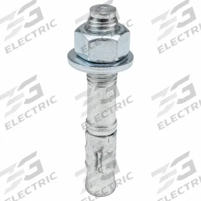 RED HEAD Wedge Anchor: 4 3/4 in Overall Lg, 3/4 in Dia, 3/4"-10 Thread Size, Steel - Steel Wedge Anchors