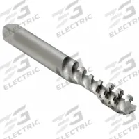 WIDIA GTD Spiral Flute Tap: #8-32 UNC, H3 / 3B, 3 Flute, Bottoming Chamfer, High Speed Steel (MPN 16010)