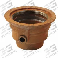 SMITH LIGHT COMMERCIAL Floor Drain Body: 6 1/2 in Overall Dia, 4 in Nominal Pipe Size, No Hub, Round (MPN 210-Y04). Key specifications — Color: Yellow; Connection Type: No Hub; Brand: SMITH LIGHT COMMERCIAL; Includes: Trap Primer Connection.