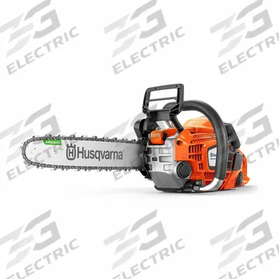 HUSQVARNA Gas-Powered Chainsaw: 14 in Bar Lg, Rear Handle, Auto Chain Oiler - Gas-Powered Chainsaws