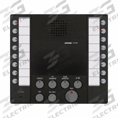 AIPHONE Primary Station: AX Series, 24V DC, AX-8M - Audio Intercom Stations
