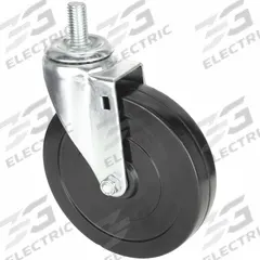 APPROVED VENDOR Stem Caster: Swivel, 6 in Wheel Dia., 1 1/4 in Wheel Wd, Rubber, 1 1/4 in Stem Lg (MPN 32J978). Key specifications — Brand: APPROVED VENDOR; Thread Size: 5/8"-11; Roll Up: Swivel.