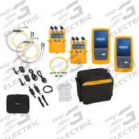 FLUKE NETWORKS Fiber Optic Tester: Fiber Optic Tester, MMC/MPO, LCD Touchscreen, Digital, CFM-100S. Key specifications — Product Type: Fiber Optic Tester; Includes: (2) Power Supplies; Manufacturer Part Number: CFM-100S; Adapters Included: (2) Camera MPO to Single Tip Adapters; Brand: FLUKE NETWORKS; Connector Type: MMC; Testing Functions: Optical Power Measuring; _Model Features: Standard Power (-65 to +10 dBm).