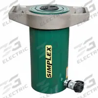 SIMPLEX Cylinder: Single Acting, 100 ton Nominal Capacity, 7 in Nominal Stroke Lg, Steel (MPN R1006). Key specifications — attr98927: SIMPLEX.