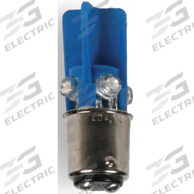 EDWARDS SIGNALING Compact LED Bulb: LED, Double Contact Bayonet (BA15d), (T) Tubular, T3-1/4 - BA15d Double-Contact Bayonet Base Lamps