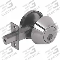 TELL MANUFACTURING Single Cylinder Deadbolt: Cylindrical, 1 3/4 in Door Thick - Max (MPN DB2060-SC-10B). Key specifications — Brand: TELL MANUFACTURING; Cylinder Core Type: Conventional Core Cylinder; Finish: Oxidized Satin Bronze-Plated, Oil Rubbed; Keyway Type: Schlage C; Includes Core: Core Included.