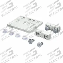 RITTAL Hinge Kit: For Hinged Attachment of Covers, Fits Widths >180mm and Heights >110mm (MPN 9581000). Key specifications — Brand: RITTAL; Accessory Type: Hinge; Application: For Hinged Attachment of Covers; Features: Fits Widths >180mm and Heights >110mm; Material: Polystyrene.