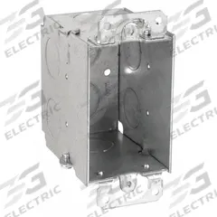RACO Electrical Box: Steel, Steel Material & Nominal Size, 1 Gangs, 2 3/4 in Box Dp, 2 1/4 in Box Wd (MPN 560). Key specifications — Brand: RACO; Bracket Style: Without Bracket; Clamp Style: Without Clamps.