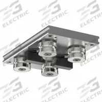 HEPCOMOTION GV3 Carriage: For 25 mm Rail Wd, Roller, GV3 Std Carriage, 28.1 mm Carriage Ht, Aluminum (MPN AU2525L135LBDR). Key specifications — Carriage Material: Aluminum; Roller Material: Stainless Steel; Size: 25; Brand: HEPCOMOTION; Features: Slide Lubricators; Type: GV3 Standard Carriage.