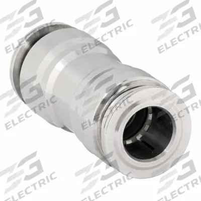 AIGNEP USA Push-Fit Adapter Fitting: 1/2 in OD x 1/2 in OD Size - Stainless Steel Tube Fittings