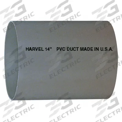 HARVEL Rigid Duct: PVC, For 6 in Duct Dia - Pipes