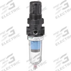 SPEEDAIRE Filter-Regulator: Miniature Series, 1/4 in NPT, 4 cfm, 0.01 micron, 5 psi to 150 psi, Zinc (MPN 4ZK81). Key specifications — attr109419: SPEEDAIRE; attr109429: Zinc; attr109463: No; attr109467: Rubber; attr109468: Miniature.