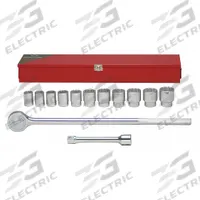 WRIGHT TOOL Socket Wrench Set: 3/4 in Drive, 13 Piece, 12-Point, SAE, 7/8 in to 1 5/8 in (MPN 614). Key specifications — attr1224269: 3/4 in; attr1204638: Drive Tools Included; attr1204650: 7/8 in to 1-5/8 in; attr1204658: No; attr1204673: Socket Bits Not Included; attr1204681: Wrenches Not Included; attr1204688: WRIGHT TOOL; attr1224230: Friction.