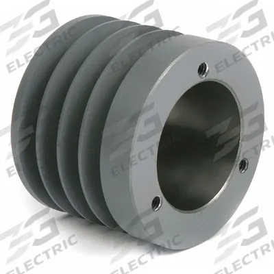 APPROVED VENDOR V-Belt Pulley: B38, 4 Groove, 4.15 in OD, Bushed Bore, SD - Bushed-Bore Cast-Iron V-Belt Pulleys