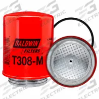 BALDWIN FILTERS Oil Filter: T308-M, 2 3/4"-5 1/2 Thread Size, 4 7/8 in Overall Ht, Oil, Cellulose. Key specifications — Baldwin Interchange: T308-M; Brand: BALDWIN FILTERS; Compatible Vehicle Make: New Holland; Includes: Furnished Gasket; Media Material: Cellulose.