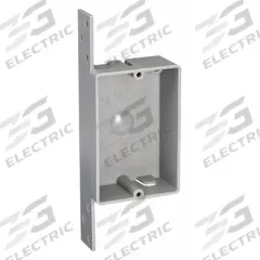CANTEX Electrical Box: PVC, Nonmetallic Material & Nominal Size, Rectangular, 1 Gangs, Flush (MPN EZ08SB). Key specifications — Brand: CANTEX; Bracket Style: Flush; Clamp Style: Without Clamps.