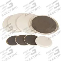 APPROVED VENDOR Furniture Glides: Plastic, Round, Tan, 7 in_3 1/2 in Overall Dia, 1/2 in Overall Ht (MPN 10G206). Key specifications — Includes: (4) 3-1/2 in Rounds; Product Type: Furniture Glides; Shape: Circle; Color: Tan; Attachment Method: Self-Adhesive; Brand: APPROVED VENDOR; Pad Material: Plastic; Product Shape: Round.