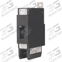 EATON Miniature Circuit Breaker: 40 A, 277V AC, Single Phase, 14kA at 277V AC, 1 Poles, Std (MPN GHB1040). Key specifications — attr195951: 40 A; attr195952: 277V AC; attr195953: Single; attr195954: 14kA at 277V AC; attr195958: Standard; attr195955: Eaton Powerline Panelboards; attr211136: EATON.
