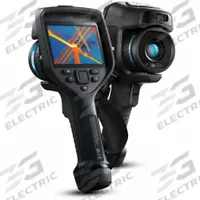 FLIR Infrared Camera: 14° x 10°, SD Card/USB/Wireless, 640 x 480, FLIR Exx, Digital Display/Sound (MPN FLIR E96-24-14-42). Key specifications — Focus Method: Manual; Manufacturer Part Number: FLIR E96-24-14-42; Brand: FLIR; Field of View: 14° x 10°; Intrinsic Safety: Not Specified Intrinsically Safe; Lens Angles Included: 14°, 24°, 42°; Features_Broad: Enhanced & Dynamic Imaging.