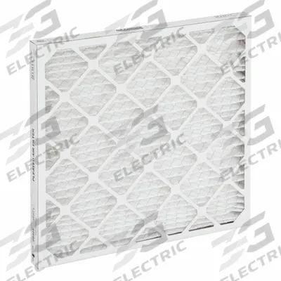 GRAINGER Pleated Air Filter: 24 in x 24 in x 2 in, MERV 8 - MERV 8 Pleated Air Filters