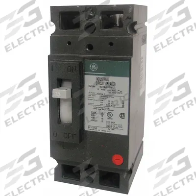 GE Molded Case Circuit Breaker: 110 A Amps, 18kA at 120/240/277/480V AC, Fixed - TED-, TEHD-Frame GE Molded Case Circuit Breakers