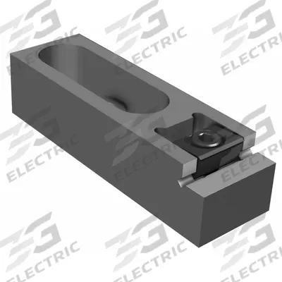 MITEE-BITE PRODUCTS INC Slotted Modular Pitbull Clamp: Steel, Knife Face - Slotted Modular Low-Profile Fixture Clamps