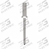 Blind Rivet,1 19/34" L,1/8" dia,PK500: Inch, 1 9/16 in Overall Lg, 29/64 in Body Lg, Plain, 500 PK (MPN U33620.012.0043). Key specifications — Brand: APPROVED VENDOR.