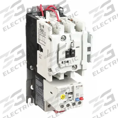 EATON Magnetic Motor Starter: Non-Reversing, 3 Poles, NEMA Size 1, 27 A - Non-Reversing Starters with Electronic Overloads