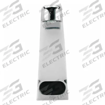 ZURN Sensor Faucet: AquaSense, Brass, Chrome Finish, Single-Post, Battery, 0.5 gpm Flow Rate - Single-Post Sensor Bathroom Faucets