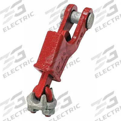 CROSBY Wire Rope Clevis Fitting: 1/2 in Compatible Rope Dia, Wire Strand Core - Wedge Sockets for Wire Rope