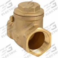 APPROVED VENDOR Swing Check Valve: Swing, Inline Valve Body, 1 in Pipe Size, FNPT x FNPT, Brass, Std (MPN 6VDT5). Key specifications — Brand: APPROVED VENDOR.