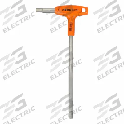BETA Hex Key: 0 Ball Ends, 3/8 in Tip Size, SAE, Long, Stainless Steel, Satin - Stainless Steel Hex Keys