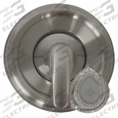 DANCO Tub Shower Trim Kit: Compatible Product Type Moen Bathtub and Shower Faucets, Plastic (MPN 9D00010002). Key specifications — Compatible Product Type: Moen Bathtub and Shower Faucets; Brand: DANCO; Trim Plate Material: Plastic; Product Type: Tub/Shower Trim Kit for Moen in Brushed Nickel; Trim Plate Shape: Circle; Handle Material: Acrylic; Trim Finish/Color: Nickel.