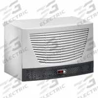 RITTAL Enclosure Cooler: 5,801 BtuH, Indoor Dust-Tight, Cooling Only, 230 V, 12, Roof Mount (MPN 3319610). Key specifications — Brand: RITTAL; Mounting Type: Roof Mount; Operation Mode: Cooling Only; Operating Voltage: 230 V.