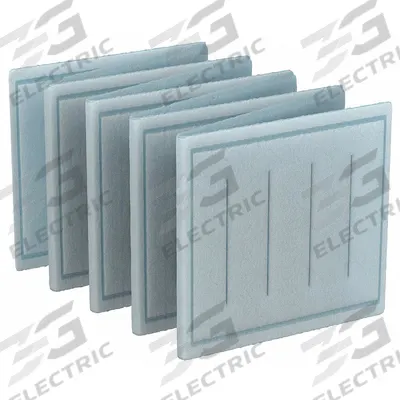 GRAINGER Link Air Filter: 25 in x 20 in x 1 in, 20 in Section Wd, 9 Sections, 3 Ply - MERV 8 Link Air Filters